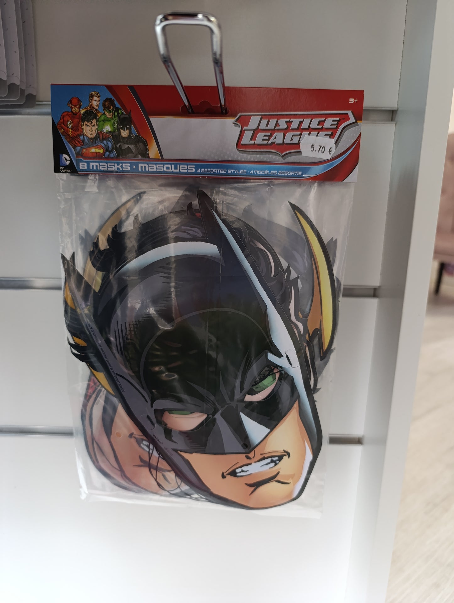 Lot de 8 masques justice League