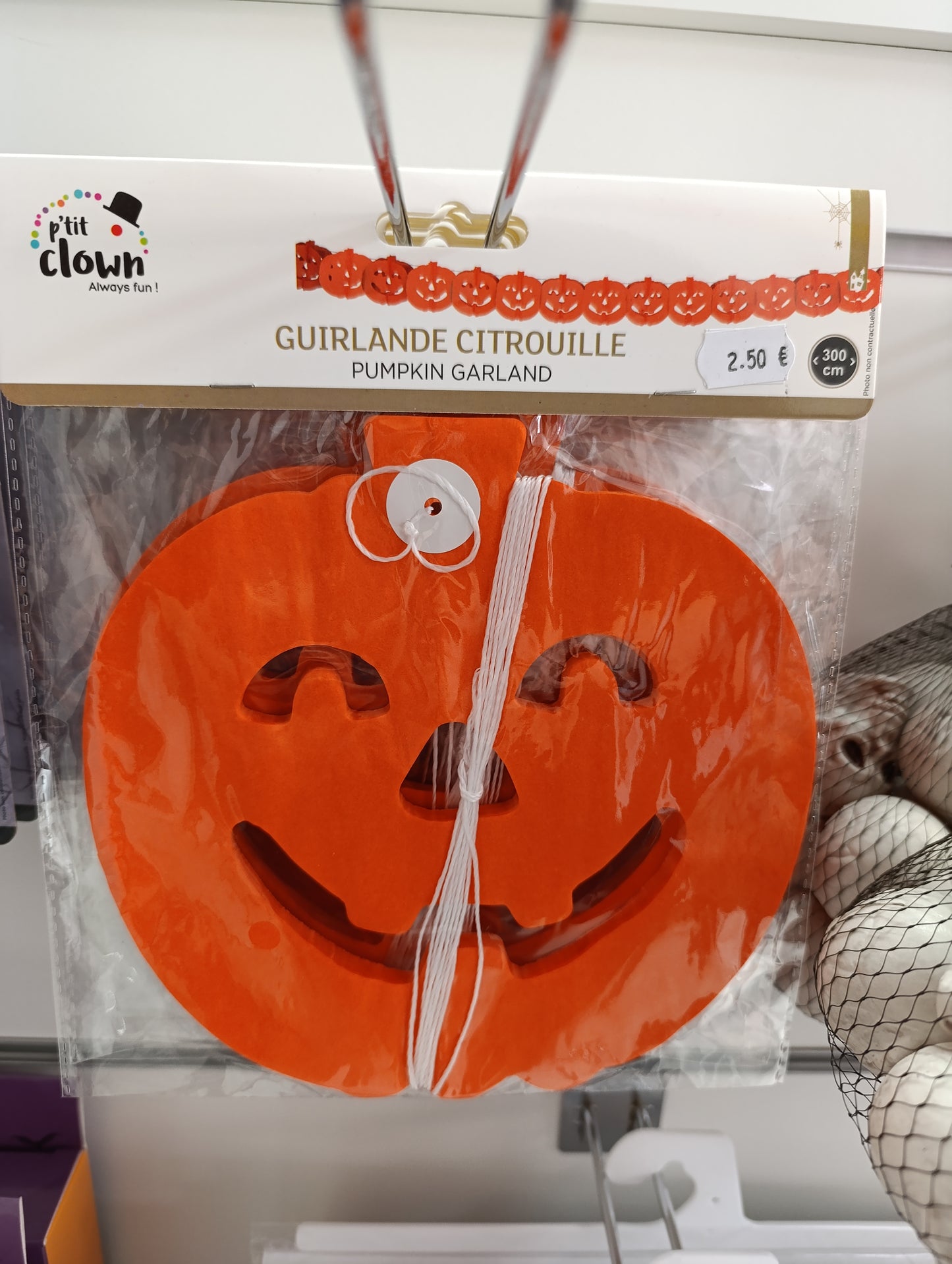 Guirlande citrouille