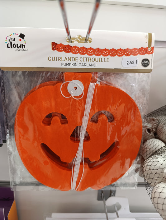 Guirlande citrouille