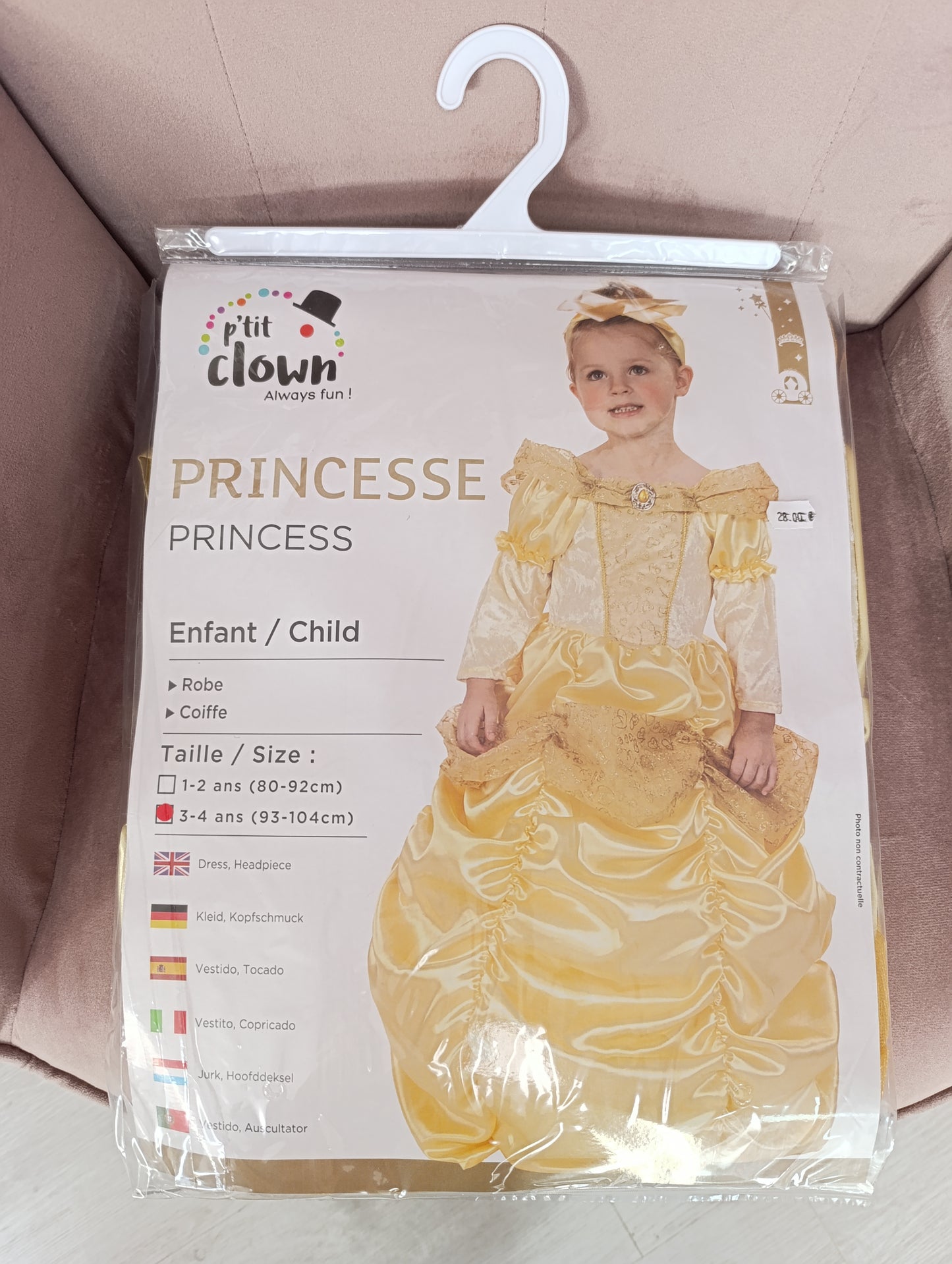 Déguisement princesse 3/4ans