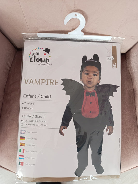 Déguisement vampire 1/2 ans