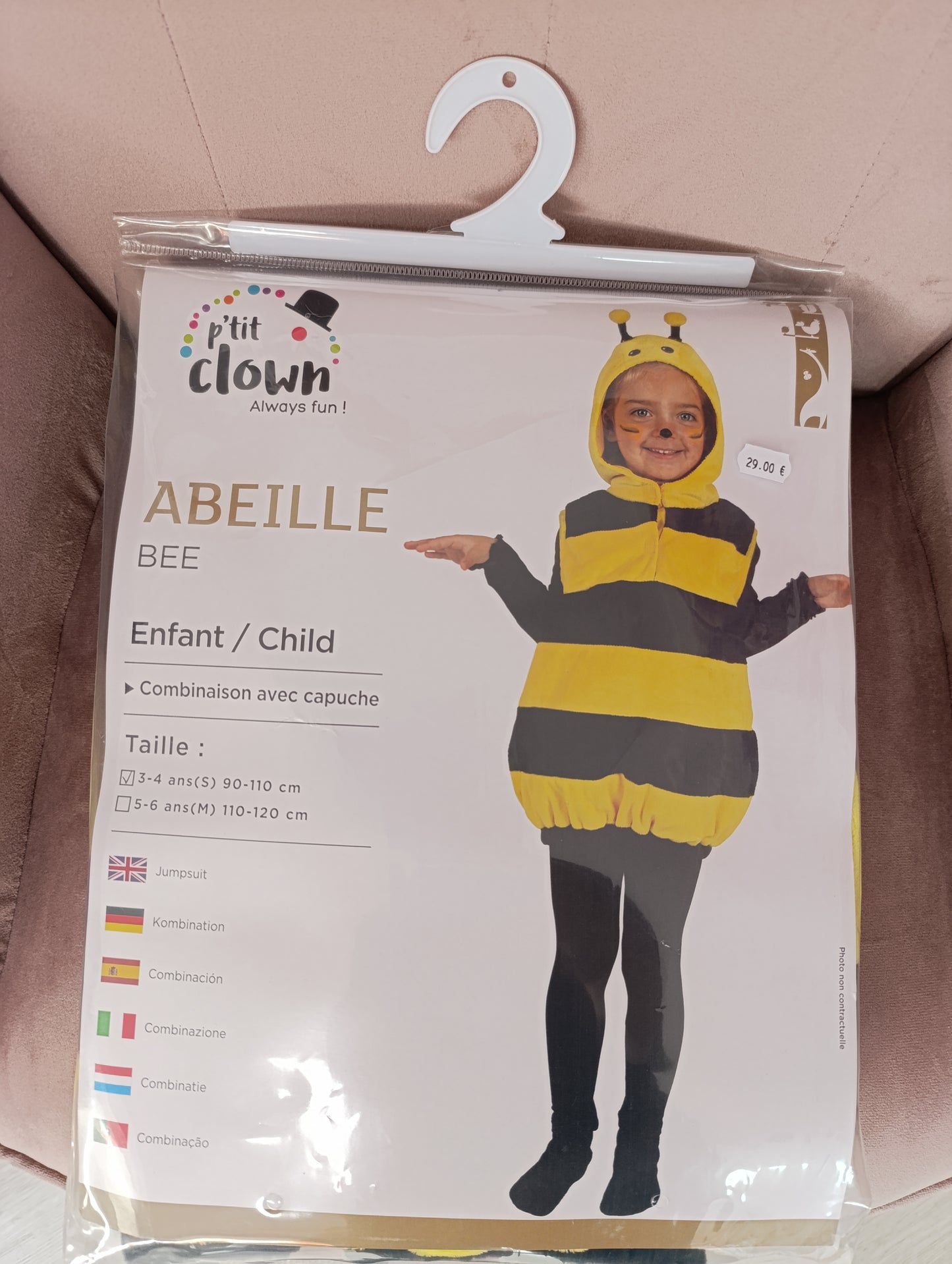 Déguisement abeille 3/4ans