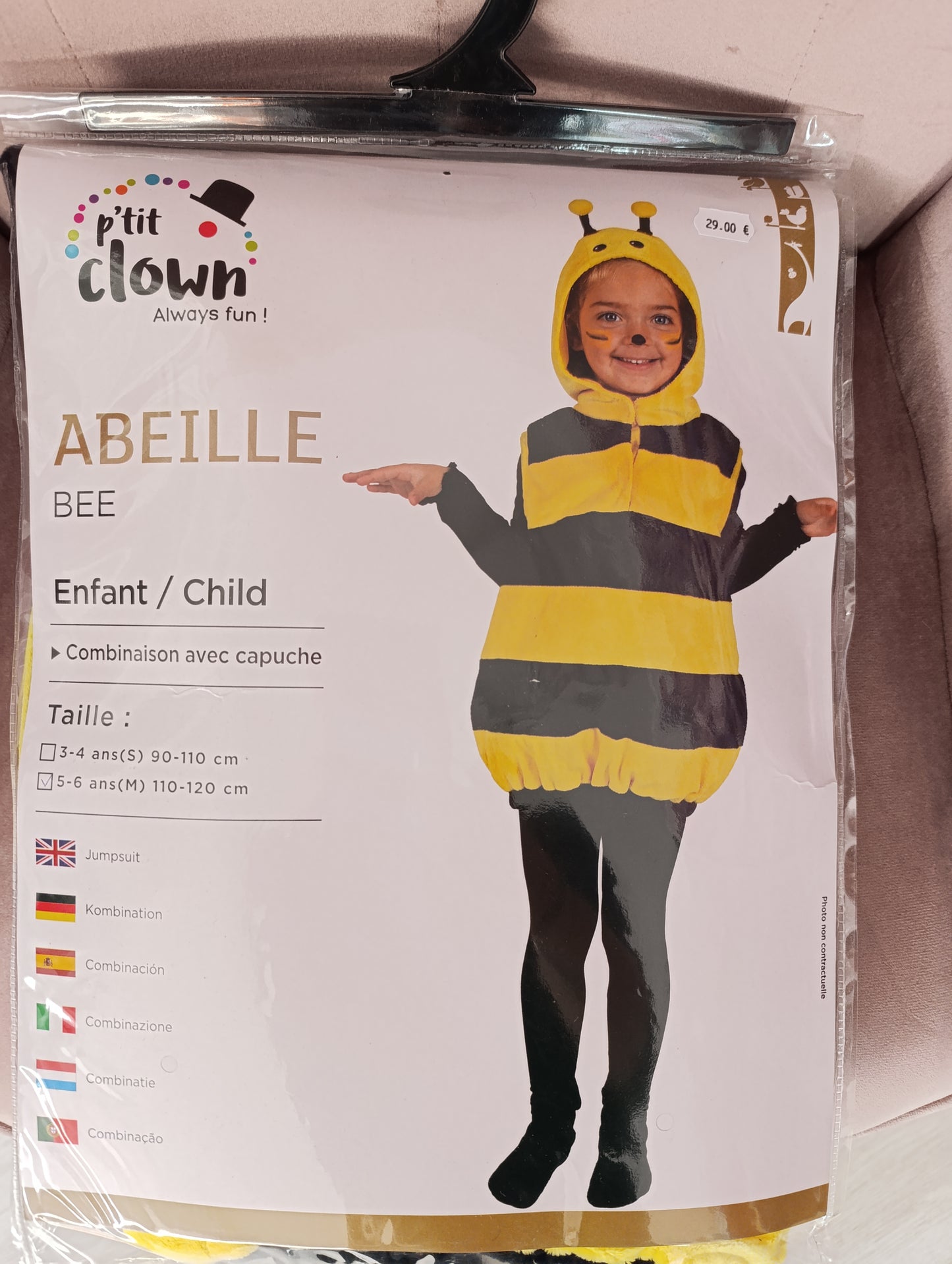 Déguisement abeille 5/6ans