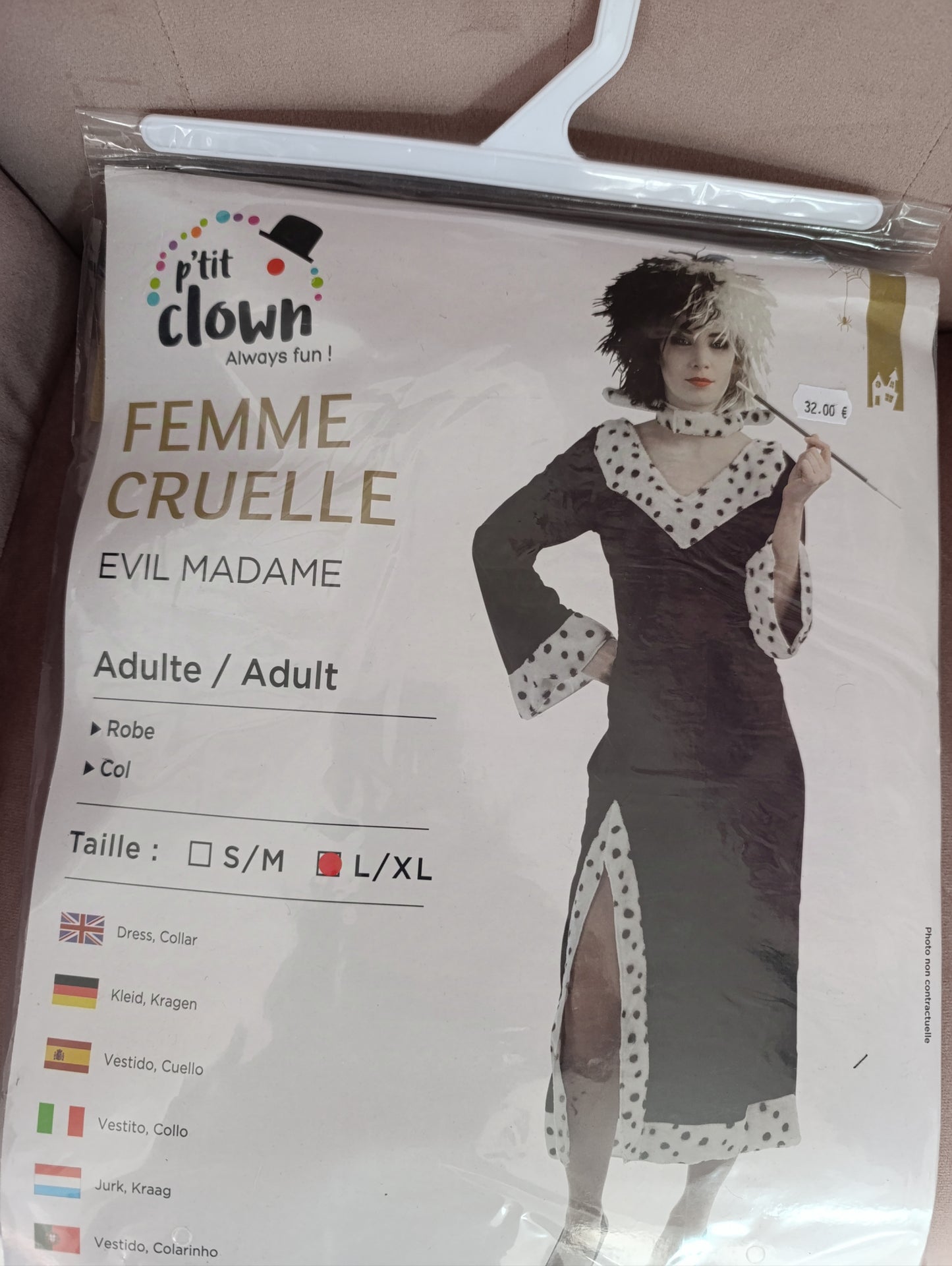 Déguisement Cruella L/XL