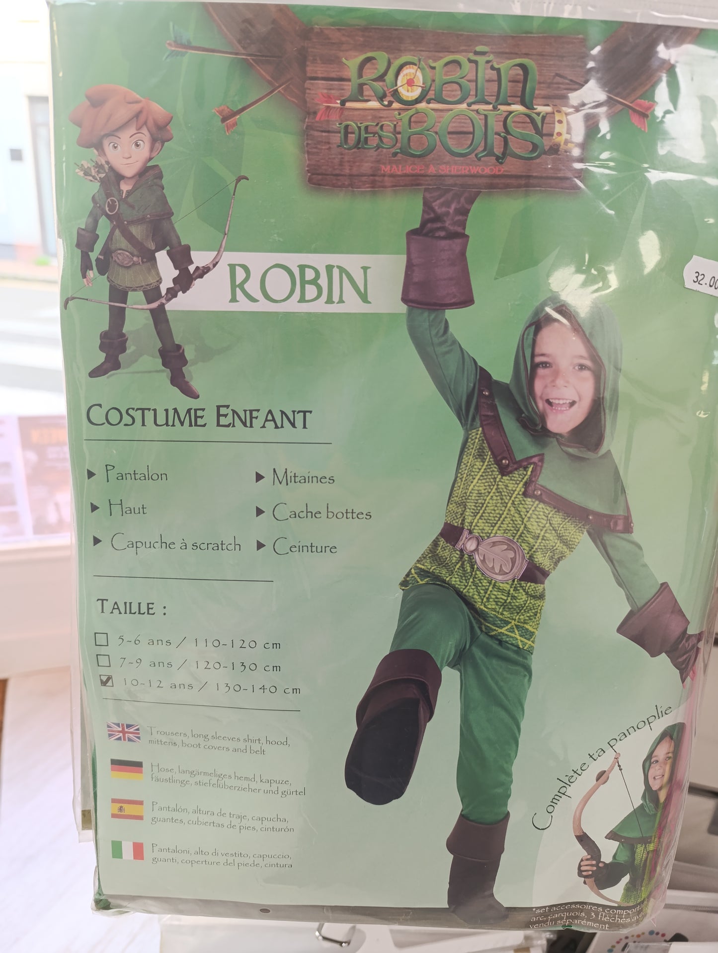 Déguisement robin des bois 10/12ans