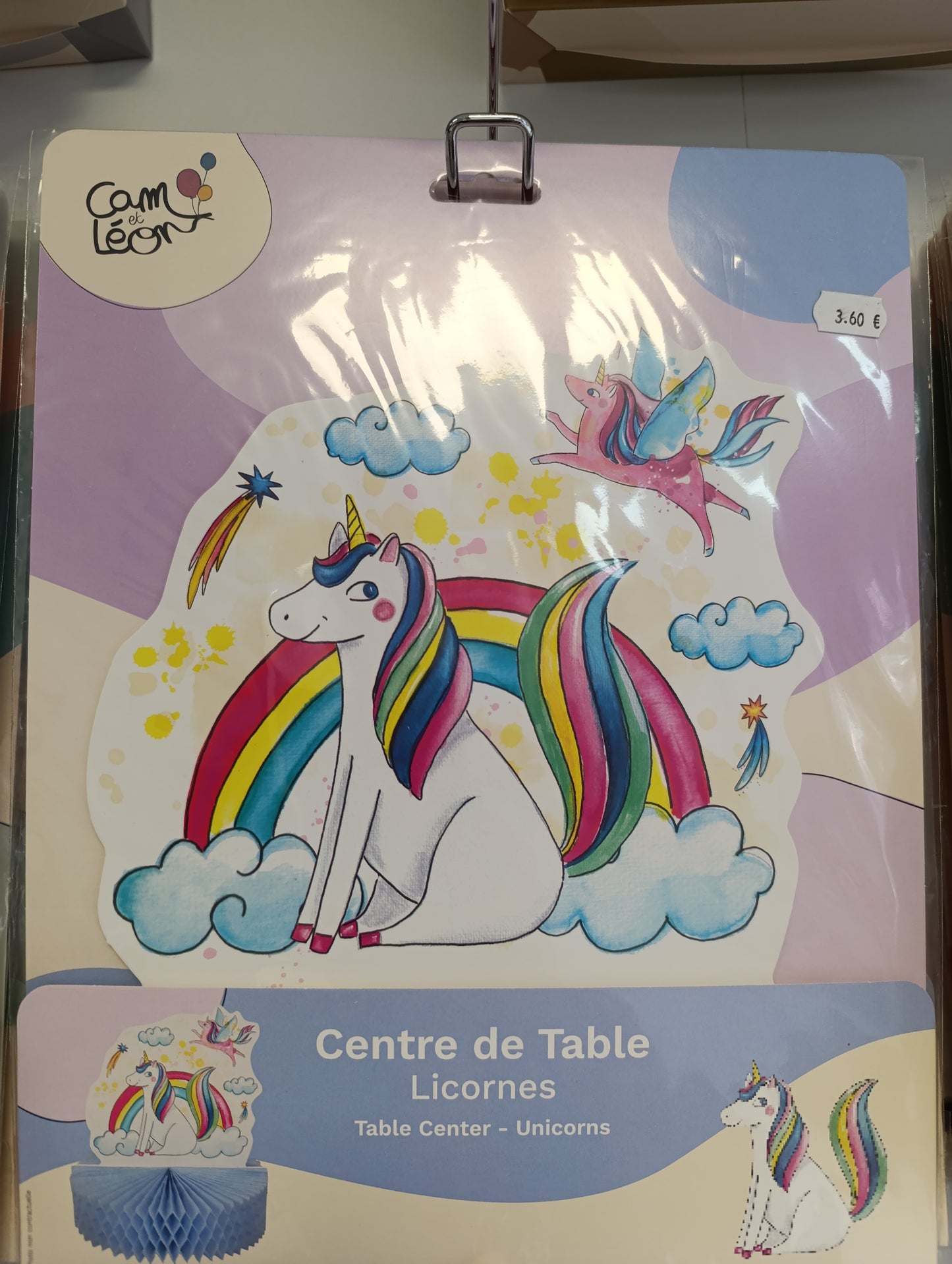 Centre de table licorne