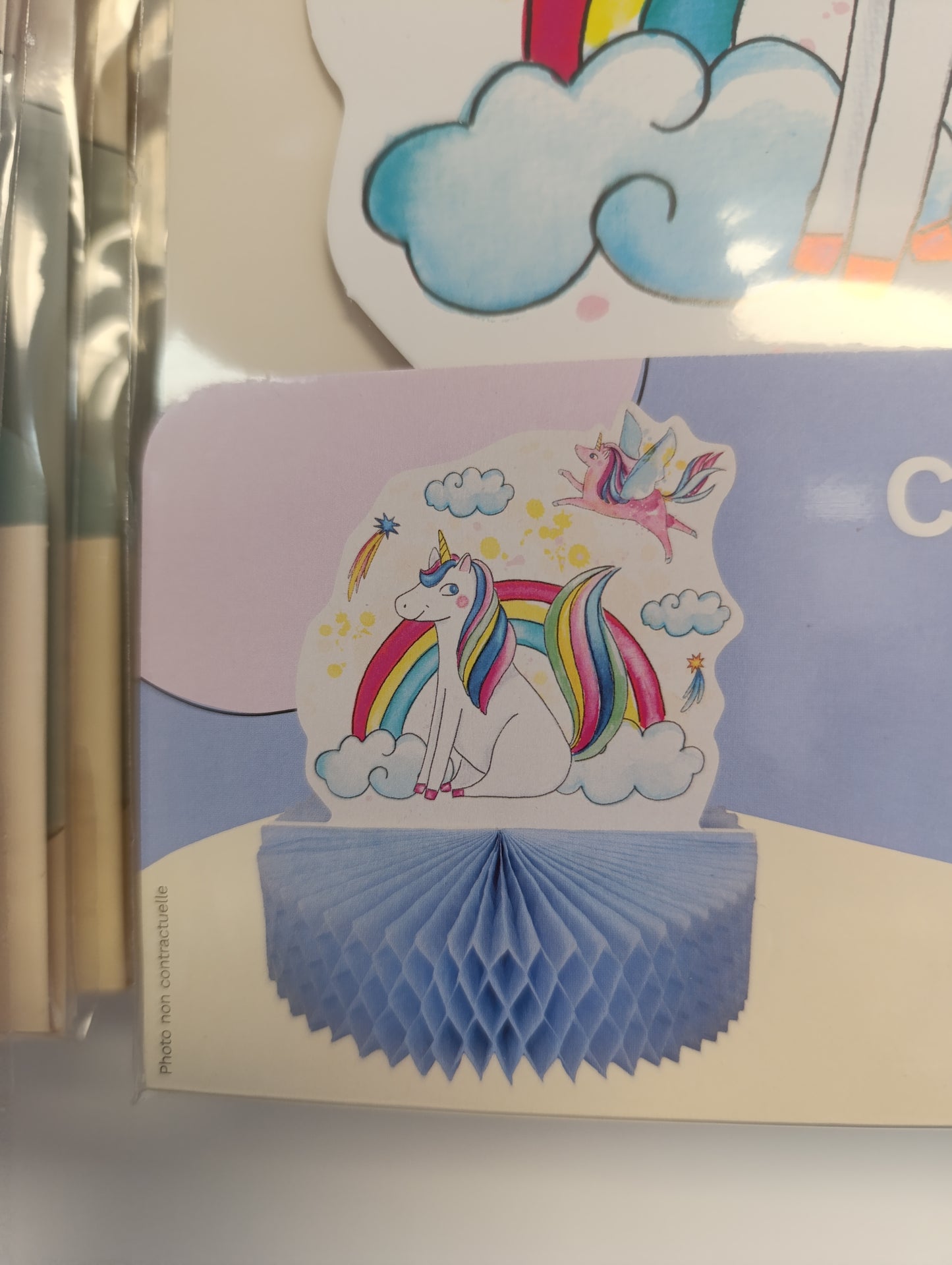 Centre de table licorne