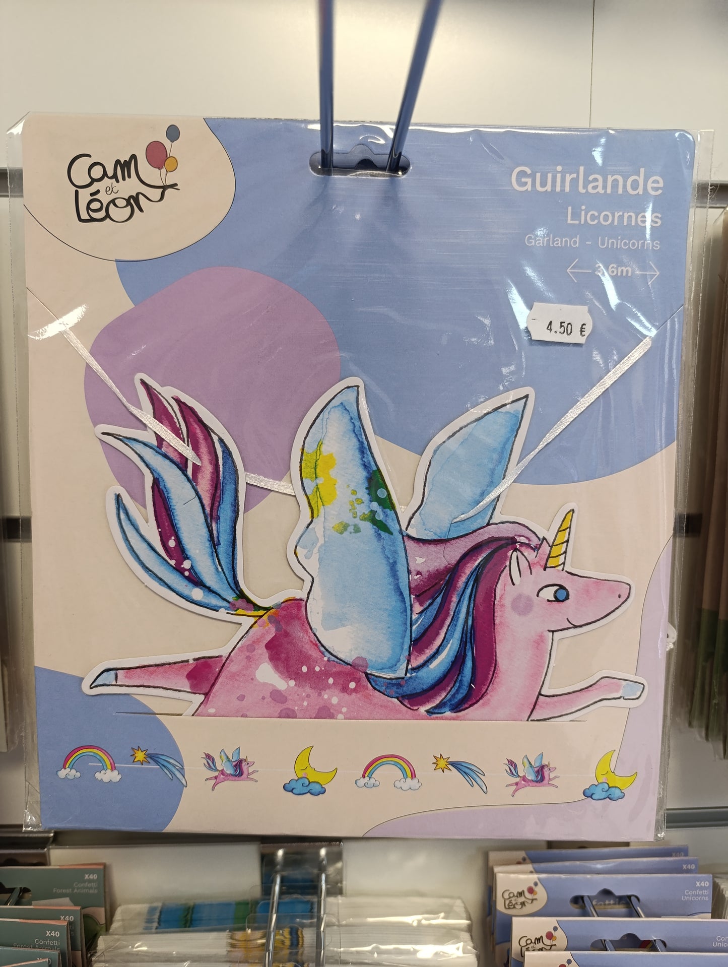 Guirlande licorne 3.6m