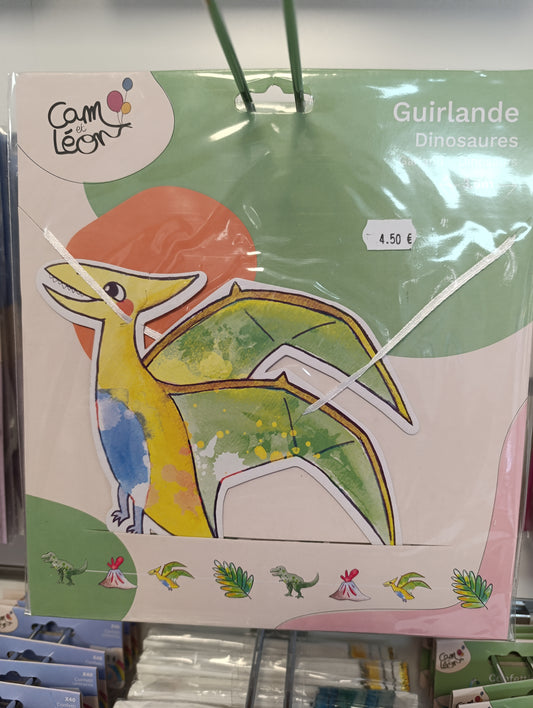 Guirlande dinosaures 3,6m