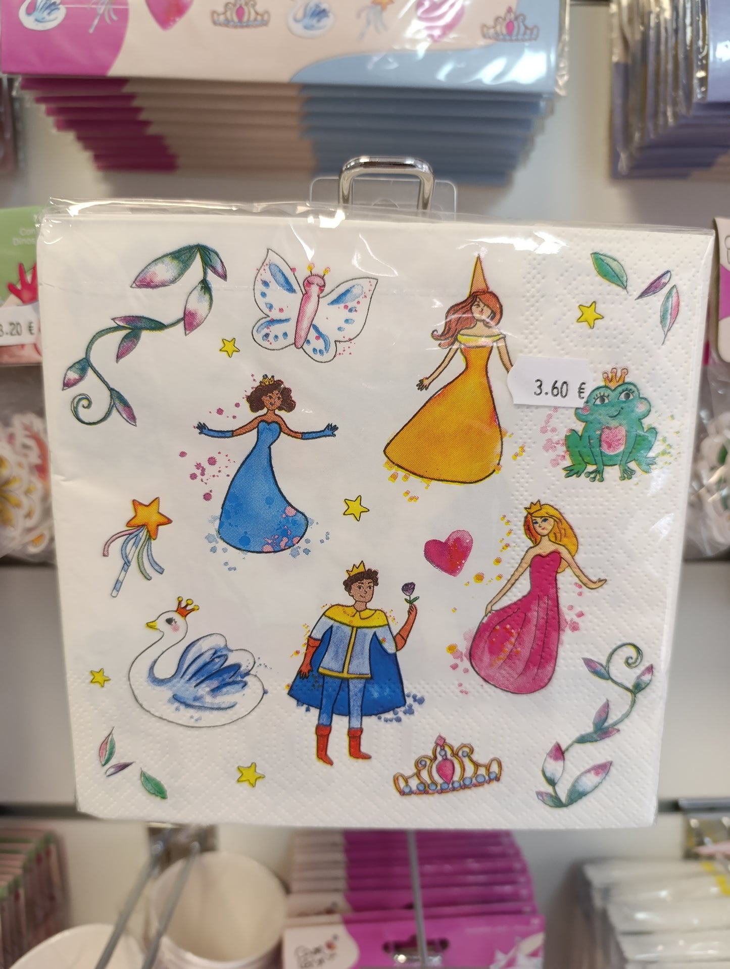 Serviettes princesses lot de 20