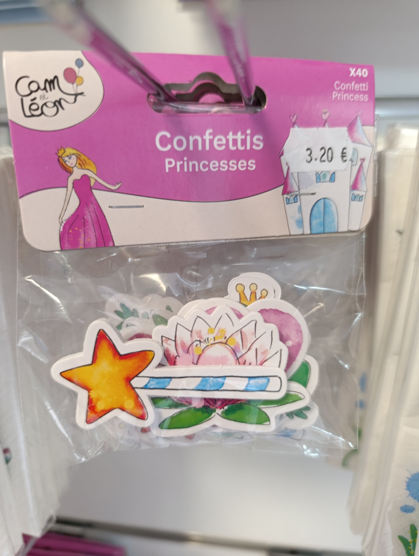 Confettis princesses lot de 40