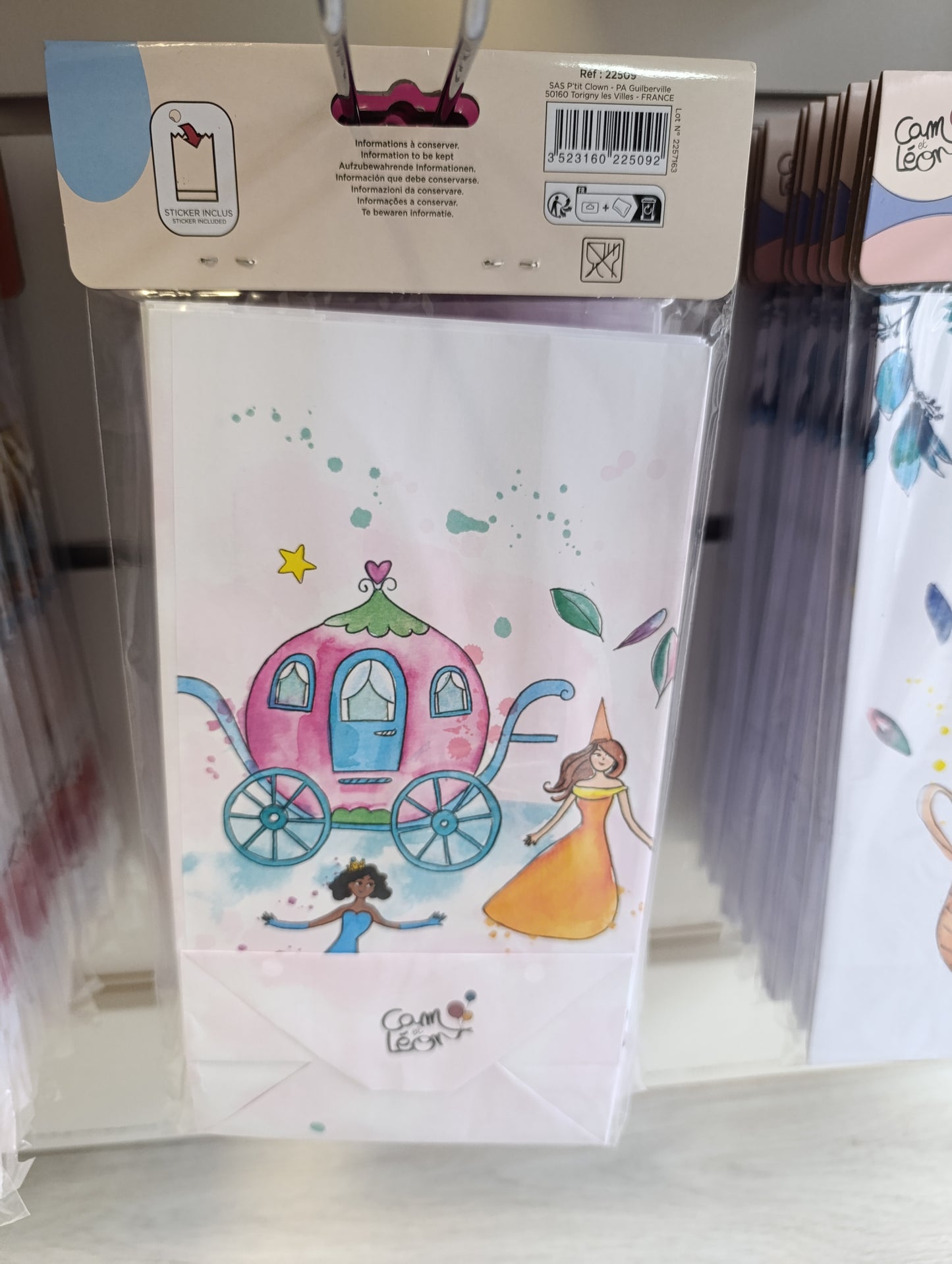 Sachets d'anniversaire princesses lot 8