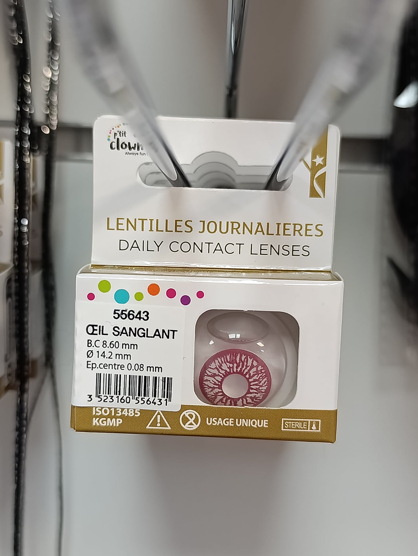 Lentilles de contacts journalières