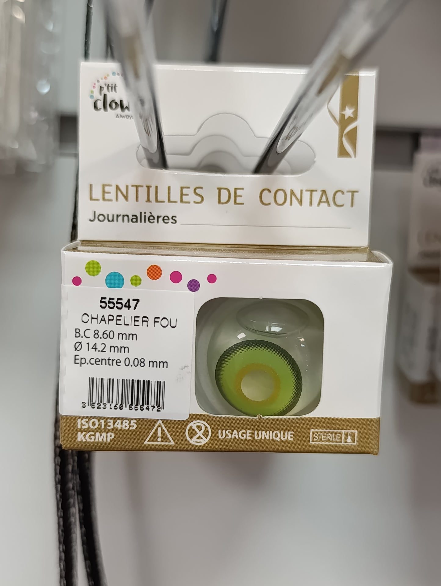 Lentilles de contacts journalières