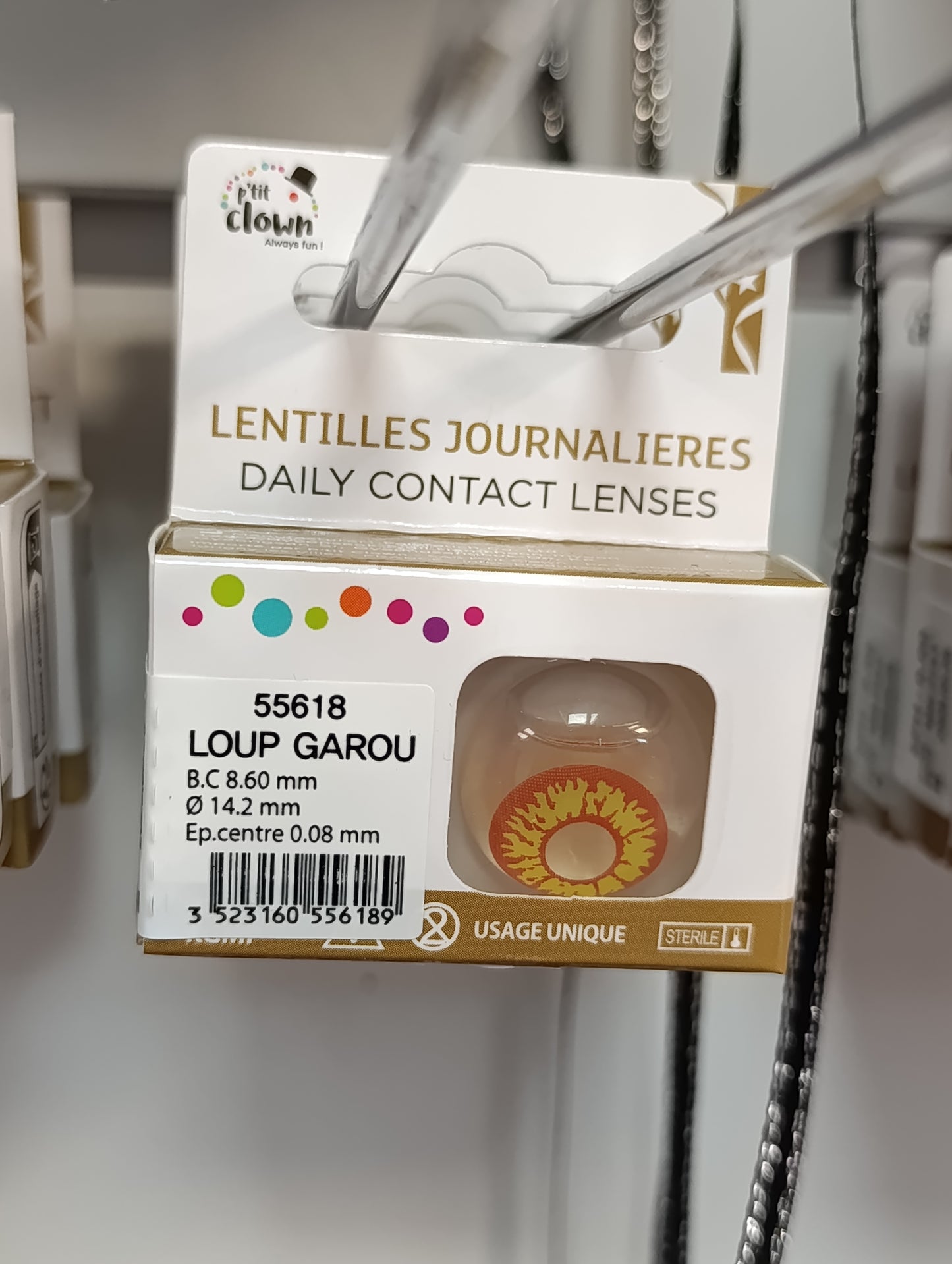 Lentilles de contacts journalières