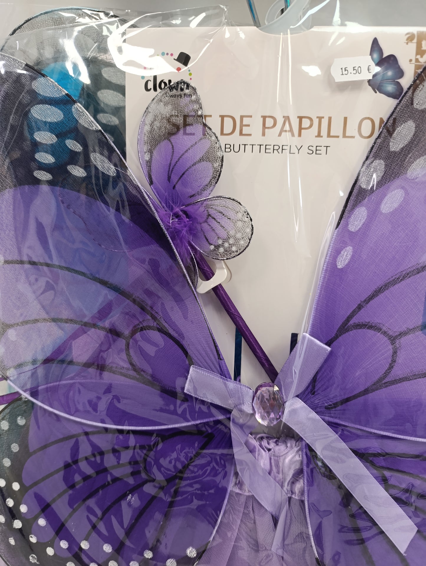 Set papillon violet