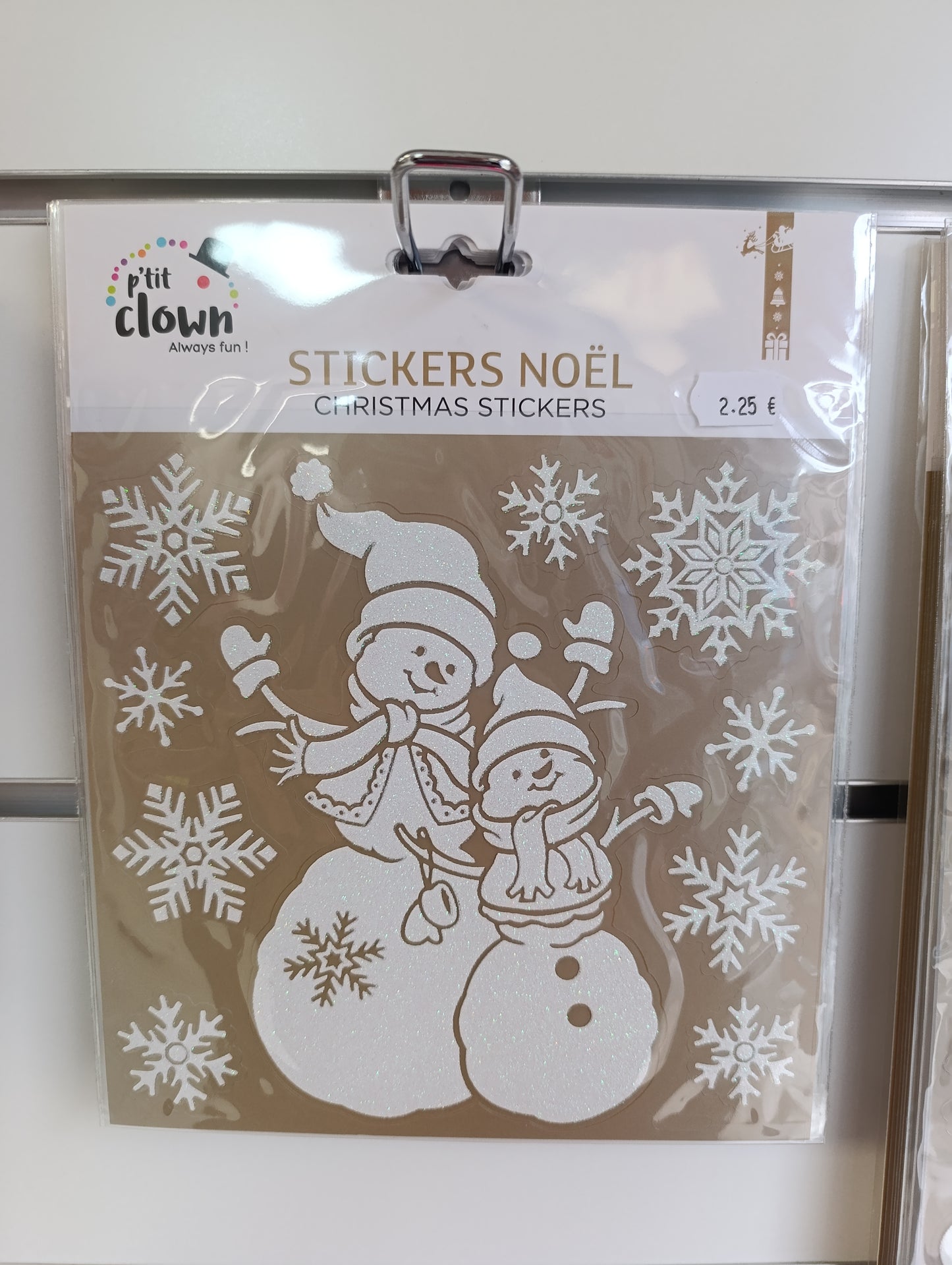 Stickers noël dessin aléatoire