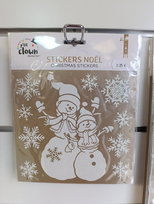 Stickers noël dessin aléatoire