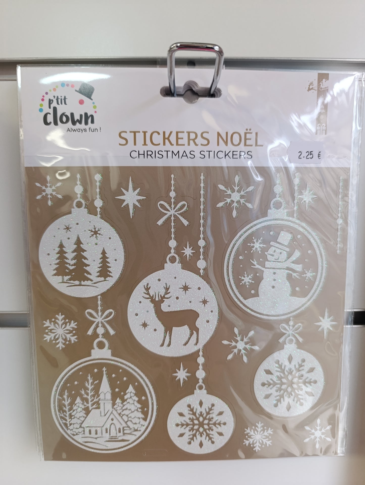 Stickers noël dessin aléatoire