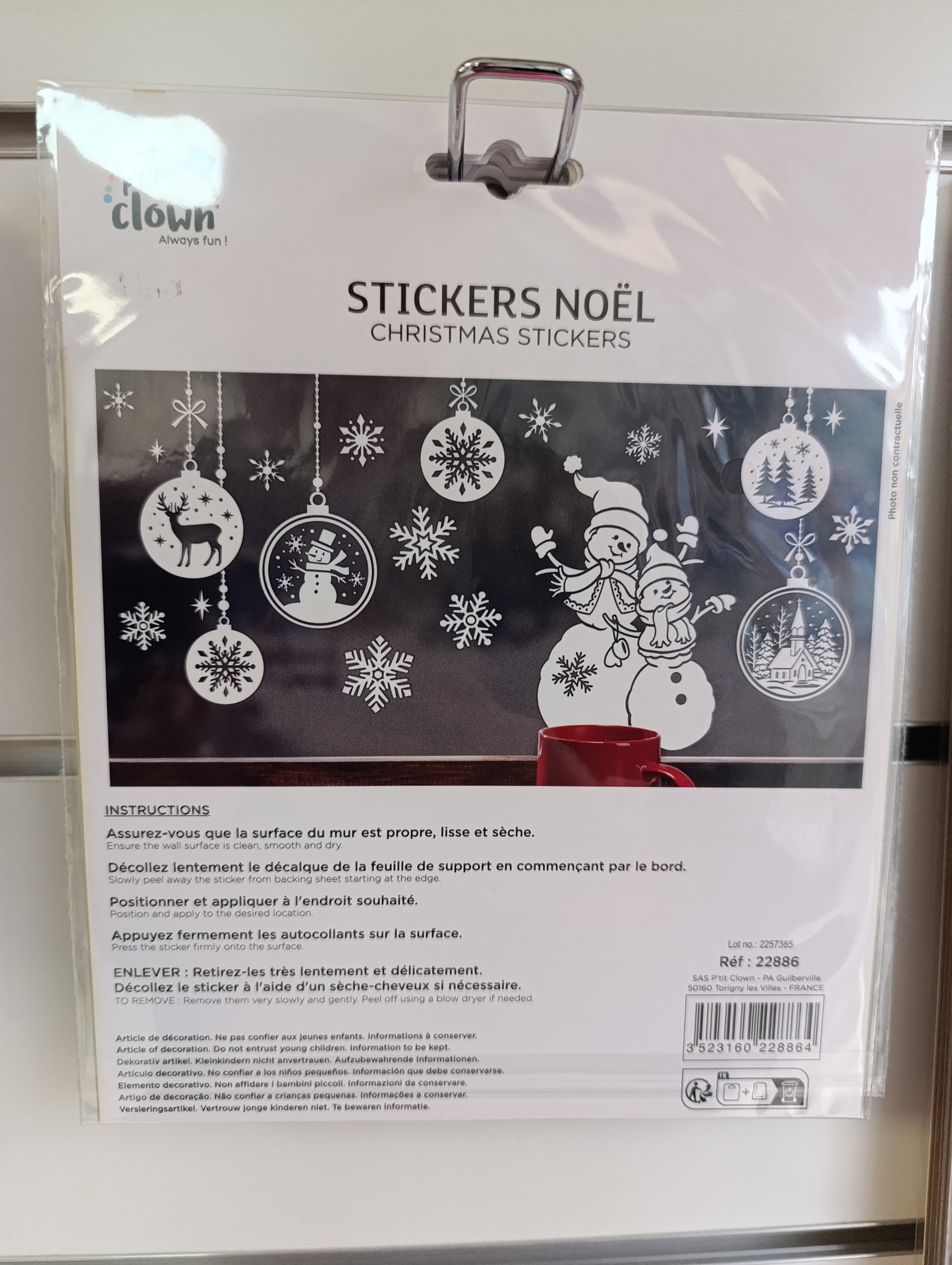 Stickers noël dessin aléatoire