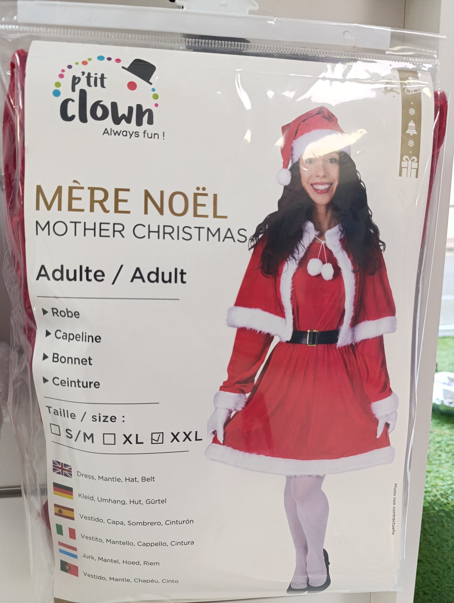 Déguisement mère noël adulte XXL