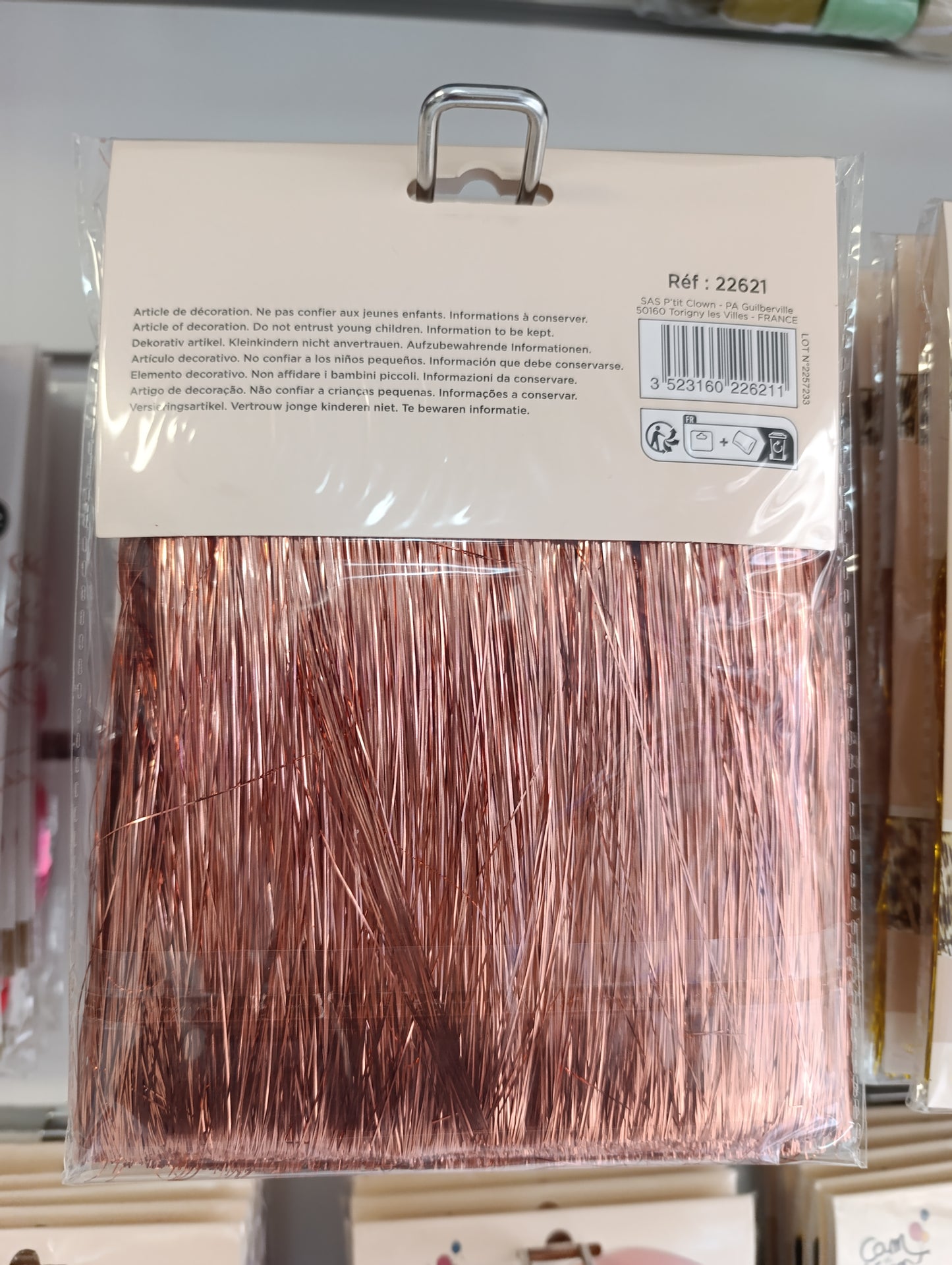 Guirlande cheveux d'anges rose gold 2m