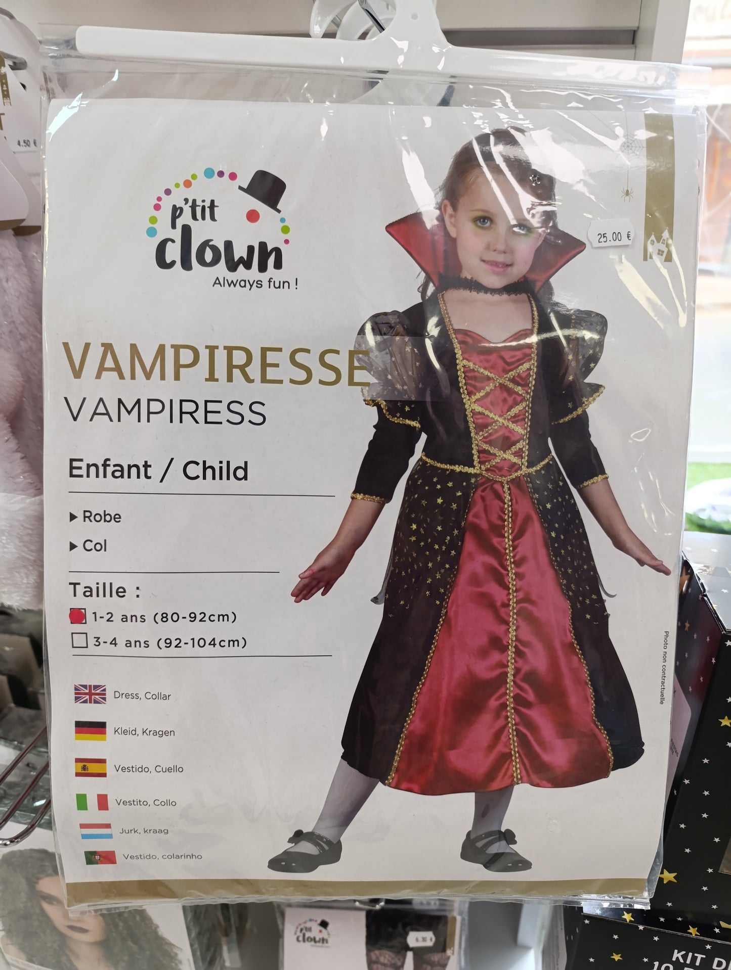 Déguisement vampiresse 1/2ans