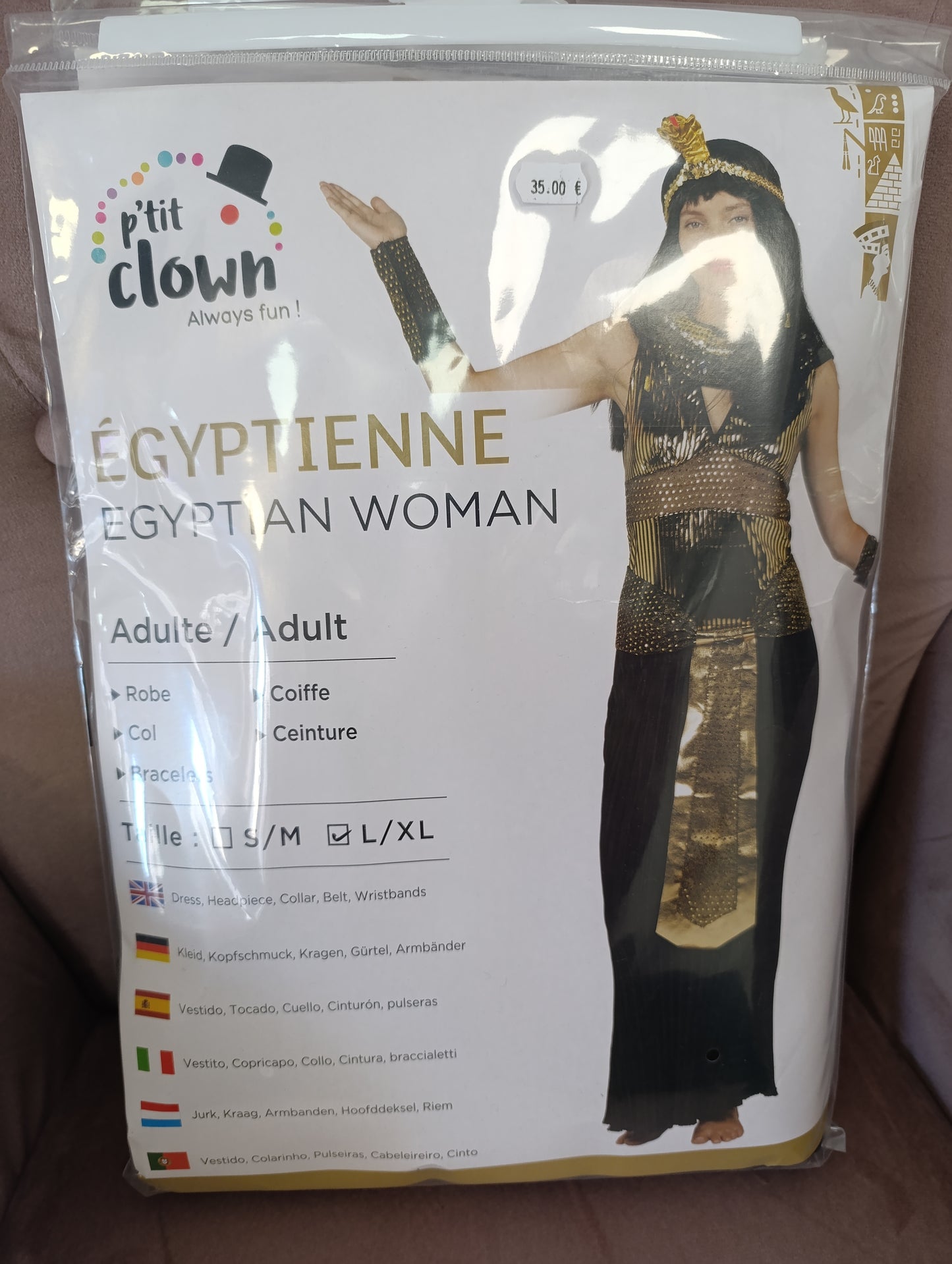 Déguisement égyptienne L/XL