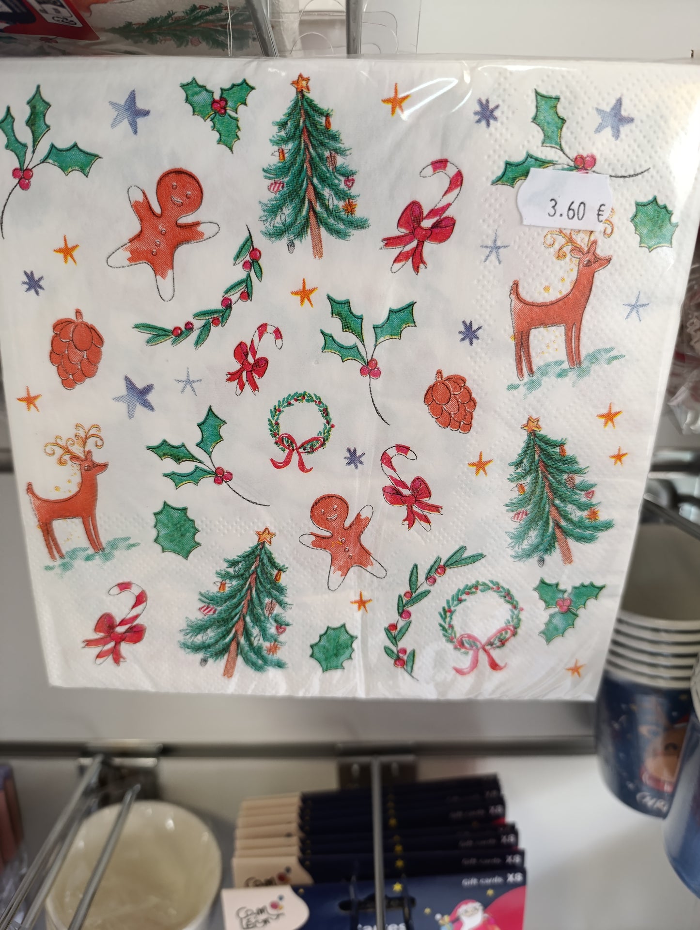 Serviettes thème Noël lot de 20